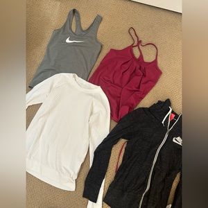 Set of workout clothes